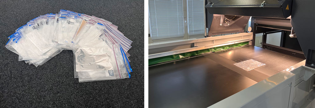 200 samples were tested to obtain an understanding of the abilities and limits of the NIR sorting technology